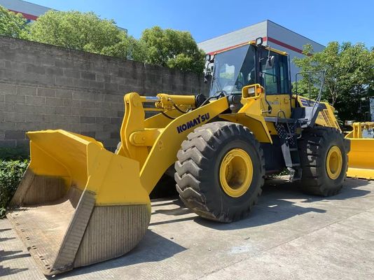 quality  Used Komatsu WA470 Wheel Loader with 204 KW Engine 1 Year Warranty for Earthmoving Machinery factory