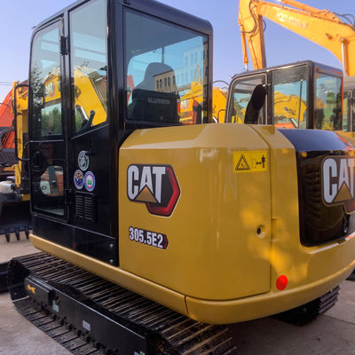 Construction Yellow Cat305 2nd Hand Excavator Used Caterpillar Excavator 5400kg
