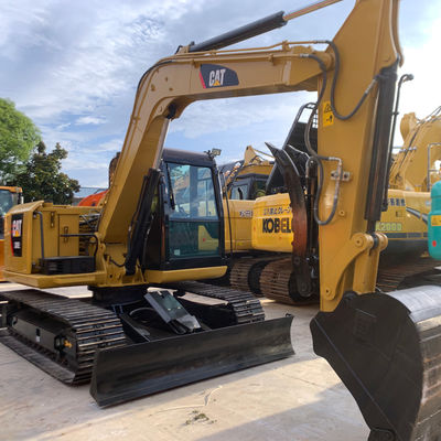 Powerful Yellow Hydraulic Used CAT Excavator Crawler Type 2nd Hand Diggers CAT308D