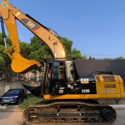 Agricultural Used CAT Excavator Second Hand Backhoe Excavator CAT325D Yellow Color