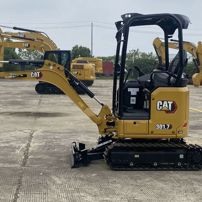 16.1kW Used CAT Excavator Mini Diggers Cat301.7 Second Hand Smooth Operation