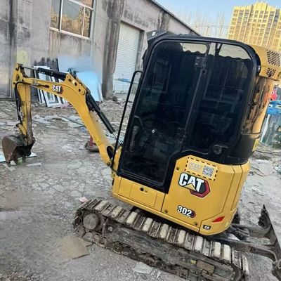 Material Handling Old Mini Excavator Digger Cat302 Earth Moving Machinery