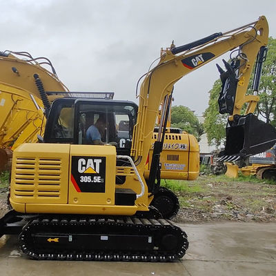 Cat 305 Used Mini Excavators Crawler Digger 5400kg For Mining Operation