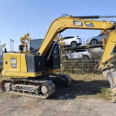 Hydraulic Used Mini Excavator Digger Cat307 41.5kw Robust Crawler Excavater