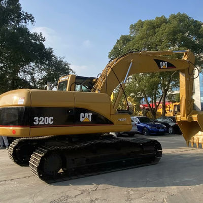10T CAT320C Used Construction Machinery 2nd Hand Crawler Caterpillar Excavator 110kw