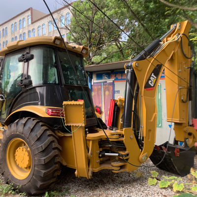 3283kg Load Used Loader 2nd Hand CAT 420F Backhoe Loader 76.1kW For Construction