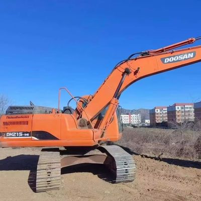 Used Excavator Digger Doosan DH215W Construction Machinery 48KW Fuel Saving