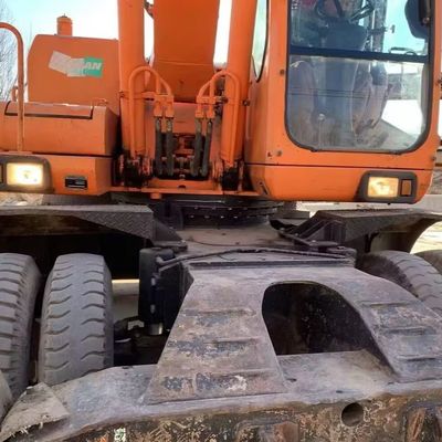 Doosan 210w-7 Used Wheel Excavator Digger 115kW For Mining Industry