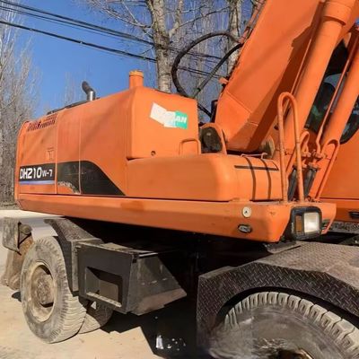Doosan 210w-7 Used Wheel Excavator Digger 115kW For Mining Industry
