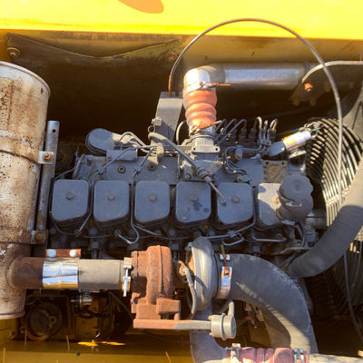 HYUNDAI 210W-7 Old Wheel Excavator , Used Construction Equipment 124KW For Mining