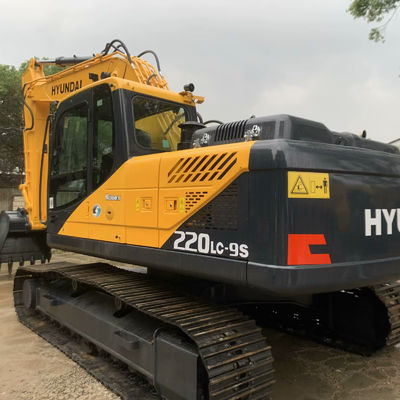 Well Maintained Used Hyundai Excavator Hyundai 220lc-9s Construction Machinery 22400kg