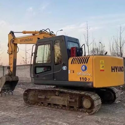 Hyundai R110-7 Used Crawler Excavator Second Hand Digger 11200kg 0.30-0.59m3 Bucket