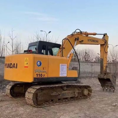 Hyundai R110-7 Used Crawler Excavator Second Hand Digger 11200kg 0.30-0.59m3 Bucket