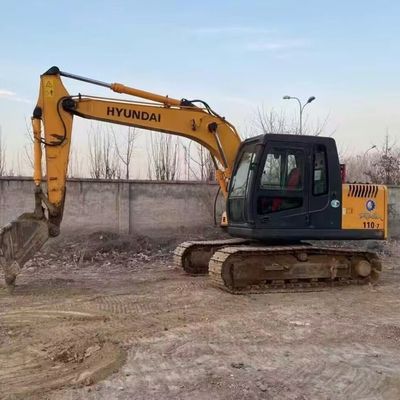 Hyundai R110-7 Used Crawler Excavator Second Hand Digger 11200kg 0.30-0.59m3 Bucket