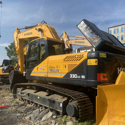 Used Earth Moving Equipment Hyundai 330 Crawlerl Excavator 32.84 tons second hand