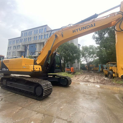 Construction Old Excavator Hyundai 220lc-9s Yellow Second Hand Excavator