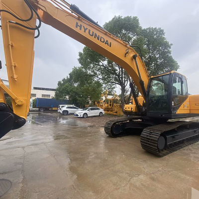 Construction Old Excavator Hyundai 220lc-9s Yellow Second Hand Excavator