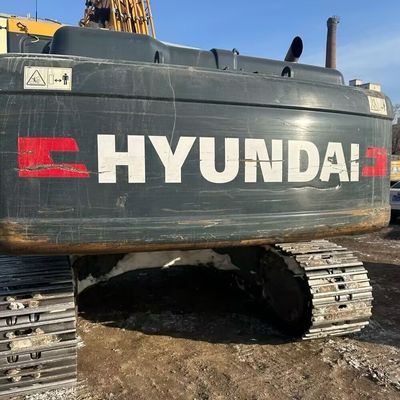 Yellow Hyundai 305 Used Excavator Digger 198kw 1900rpm Second Hand Construction Machine