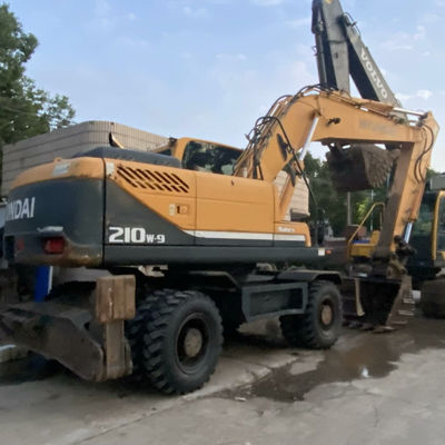 Hyundai 210W-9 Used Wheel Excavator Hyundai construction equipment 20560kg