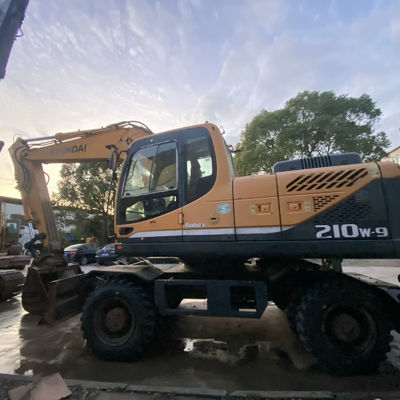 Hyundai 210W-9 Used Wheel Excavator Hyundai construction equipment 20560kg
