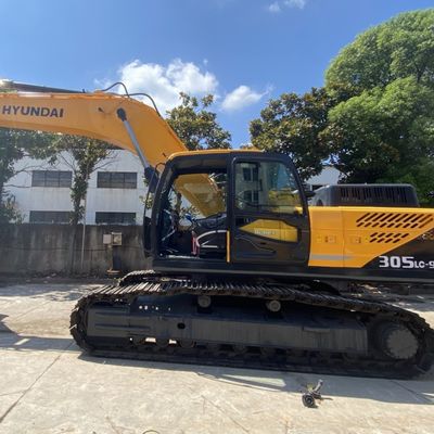 125KW Used Hyundai Excavator Hyundai 305lc-9s Hydraulic Crawler Excavator Yellow Color