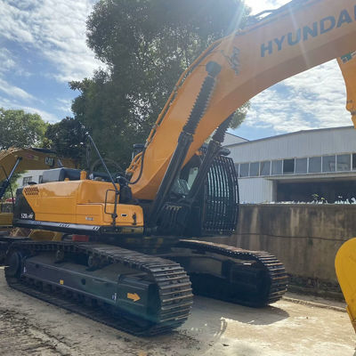 Hyundai 520 Used Excavator Material Handling Old Construction Machinery