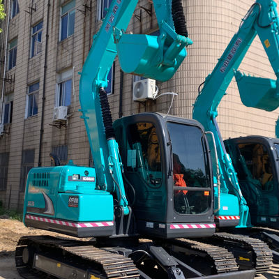 7000 Kg Hydraulic Used Excavator Kobleco Sk75 41kw Digger For Construction