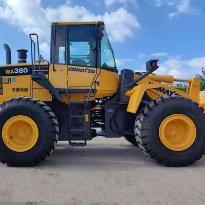 Heavy Duty 146kW Komatsu WA380 Used Wheel Loader 5 Ton Load For Agriculture
