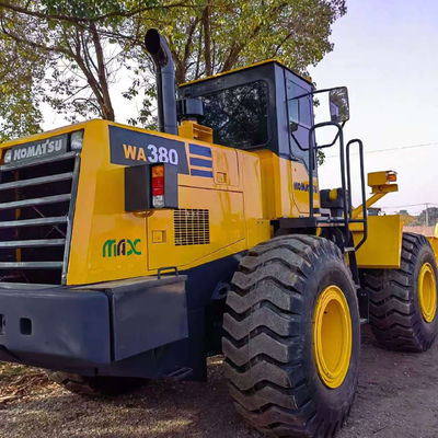 Heavy Duty 146kW Komatsu WA380 Used Wheel Loader 5 Ton Load For Agriculture