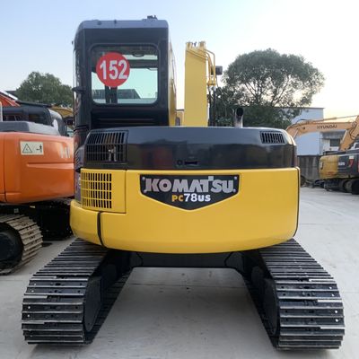 Used Komatsu Excavator Pc78 7.67 Tons Second Hand Crawler Digger For Construction