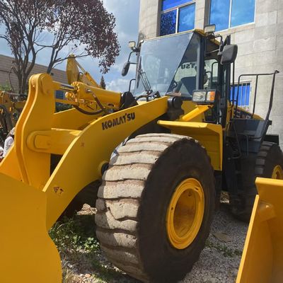 Construction Works Used Komatsu WA470 Loader 204kW Water Cooling 2nd Hand Loaders