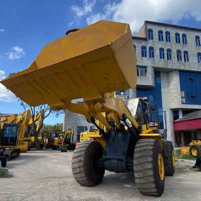 Construction Works Used Komatsu WA470 Loader 204kW Water Cooling 2nd Hand Loaders