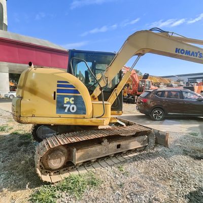 Industrial Hydraulic Used Mini Excavator Digger Komatsu 70 6500 KG Heavy Duty