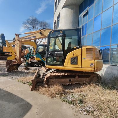 Industrial Hydraulic Used Mini Excavator Digger Komatsu 70 6500 KG Heavy Duty