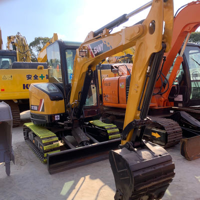 Earth Moving Used SANY 35U Excavator Digger Water Cooling Yellow Color