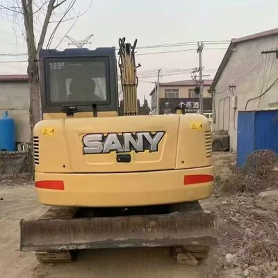 2200rpm Used Mini Digeer SANY 75C Second Hand Excavator Machine 7280kg