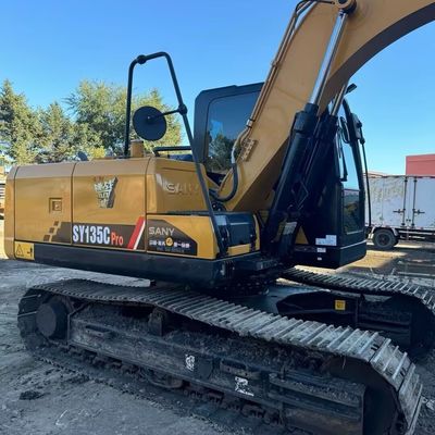 Hydraulic Used Excavator Digger SANY135C Used Construction Equipment