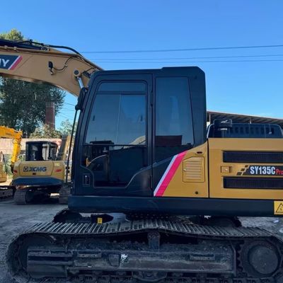 Hydraulic Used Excavator Digger SANY135C Used Construction Equipment