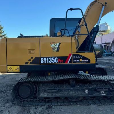 Hydraulic Used Excavator Digger SANY135C Used Construction Equipment