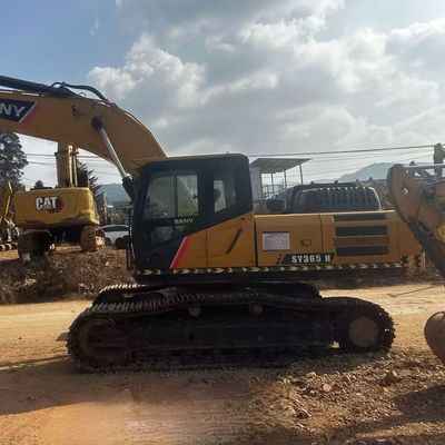 Landscaping Used Big Excavator Digger Sany365h Second Hand Construction Machinery
