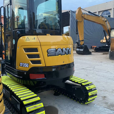 Hydraulic Used Excavator Digger SANY 35U Earth Moving Machinery 3780 kg