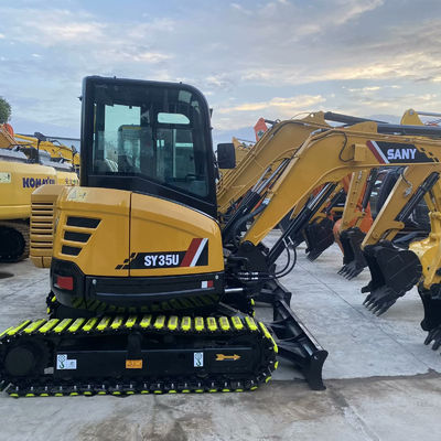 Hydraulic Used Excavator Digger SANY 35U Earth Moving Machinery 3780 kg