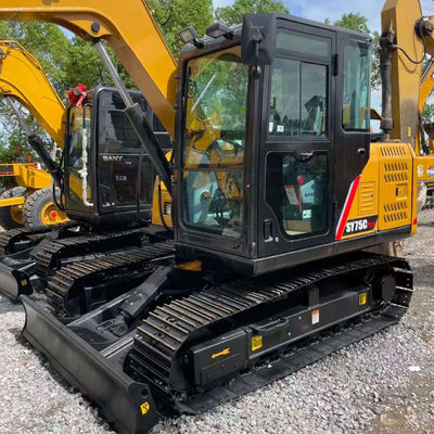 Crawler Type Used Sany Excavator SANY SY75C Construction Machinery 7280 kg