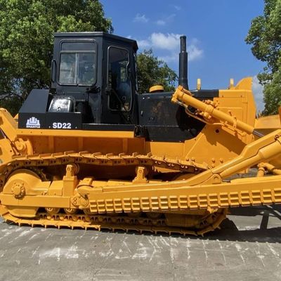 162KW Used SHANTUI SD22 Crawler Bulldozer Construction Agricultural Equipment