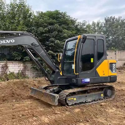2000rpm 36.5kw Used VOLVO EC55D Excavator Second Hand Construction Equipment