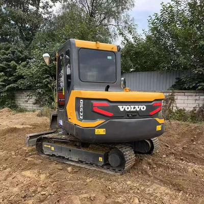 2000rpm 36.5kw Used VOLVO EC55D Excavator Second Hand Construction Equipment