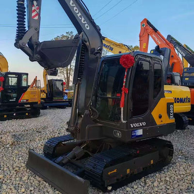 5790kg Used Volvo Excavator VOLVO EC60 Earth Moving Machinery 0.3 Cubic Meters Bucket