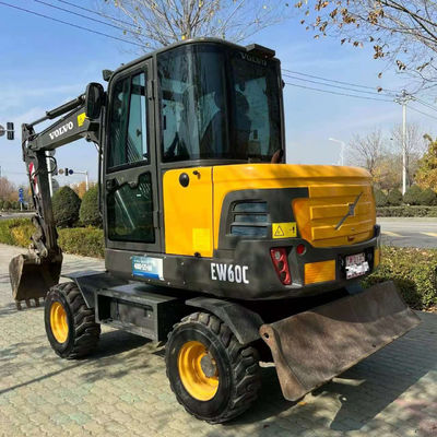 VOLCO EC60 Used Excavator Machine Multifunctional Crawler 2nd Hand Diggers