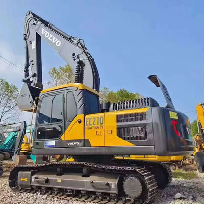 Material Handling Used Volvo Excavator , VOLVO EC210 Second Hand Excavator