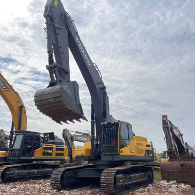 Hydraulic Used Excavator Equipment VOLVO EC480 Fuel Efficient For Demolition